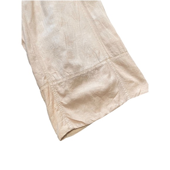 Free People days end linen pull-on pants in sand dollar Size XL Comfort Summer - Picture 12 of 14